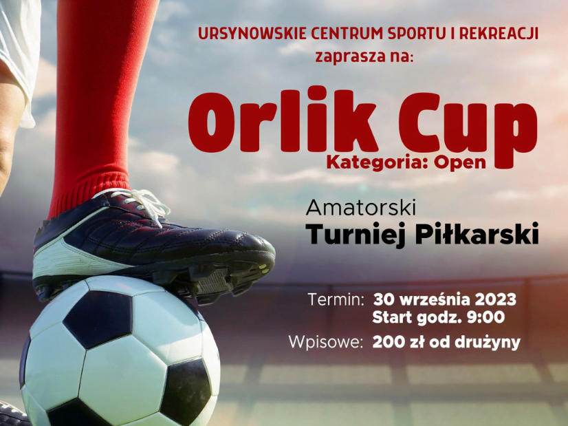 Orlik Cup po raz pierwszy na Ursynowie. Amatorzy piłki nożnej zmierzą się na boisku
